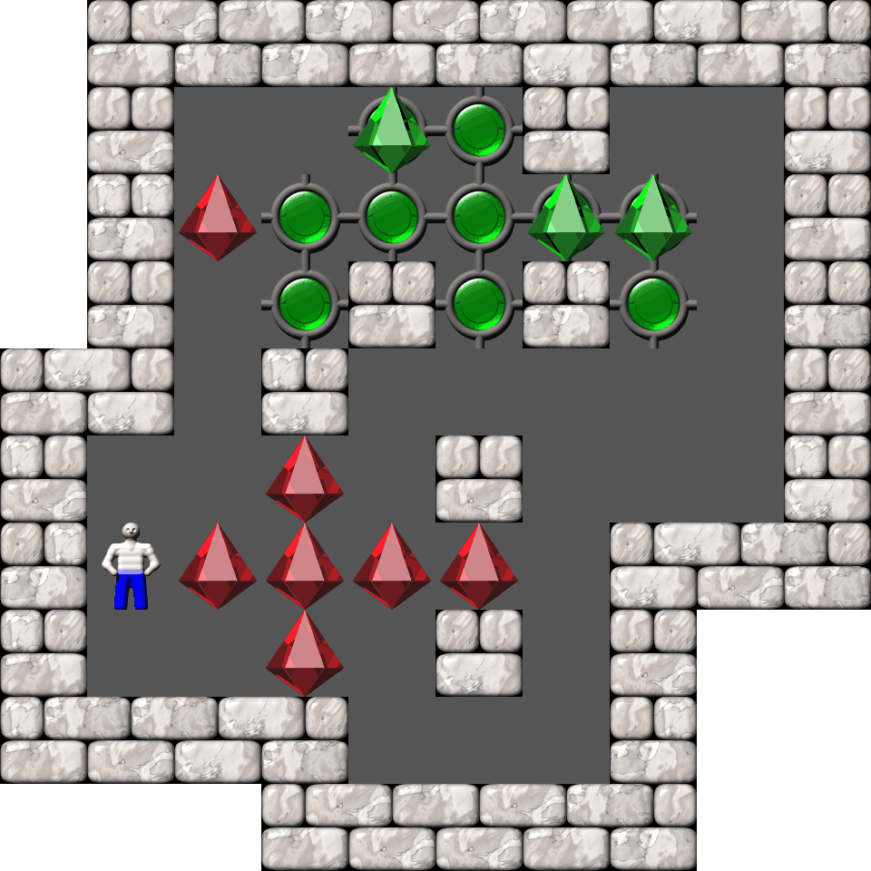 Sokoban Grigr Star level 6